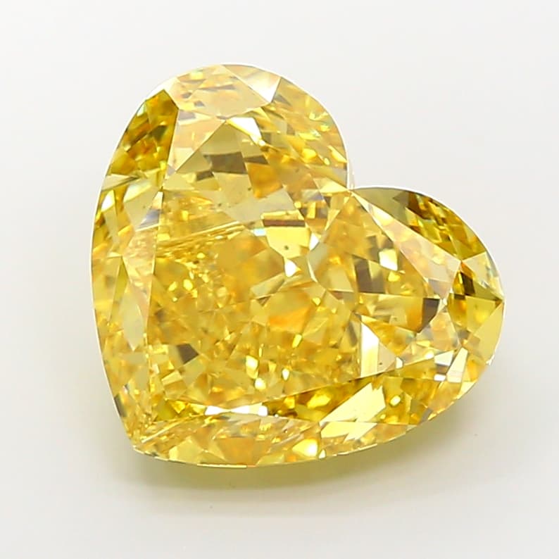 18.02ct Heart Fancy Vivid Yellow